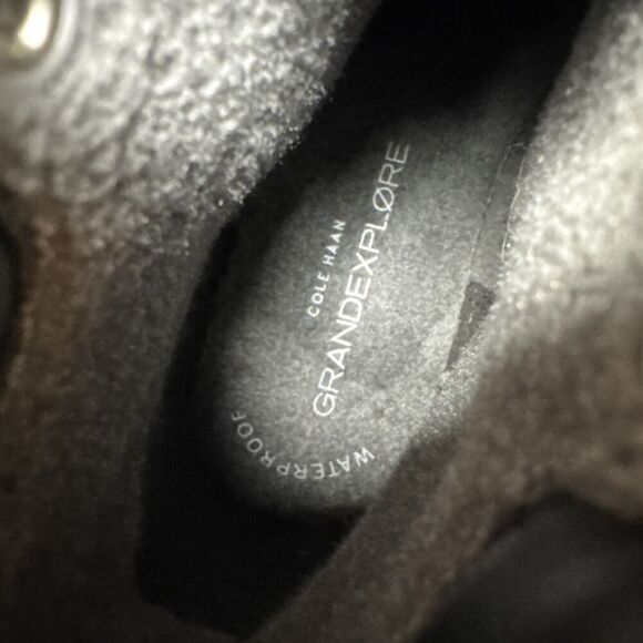 Cole Haan Grand Explore Womens Sz 6 B Waterproof Faux Fur Ankle Boots - Picture 6 of 10